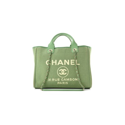 CHANEL MIXED FIBERS SMALL DEAUVILLE TOTE 1218564 (34*26*17cm)